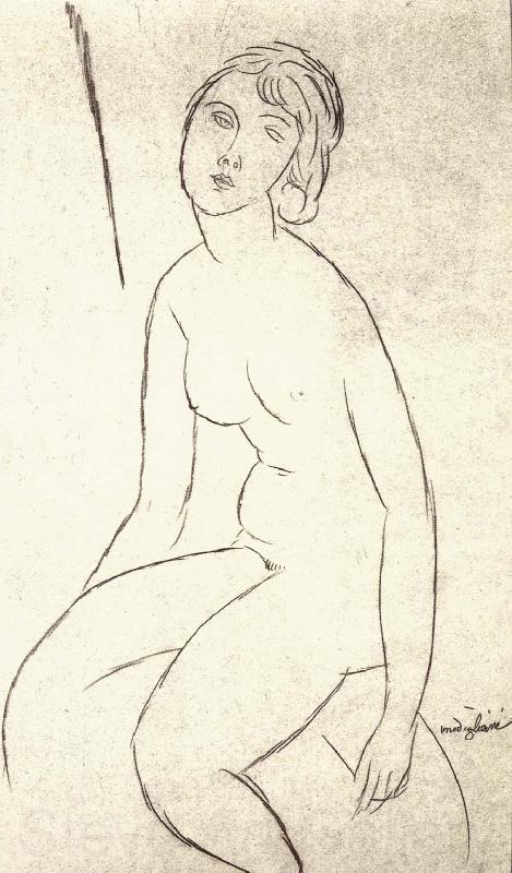 Amedeo Modigliani Seated Nude